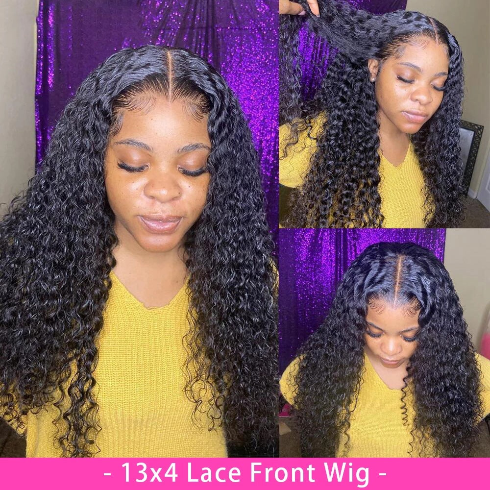 Curly Human Hair Wig Lace Hair “22,24,26,28,30inch”